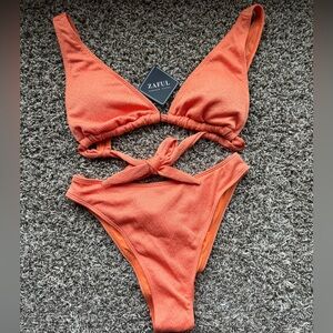 NWT Zaful Orange Bikini 2-piece